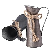 Seau à fleurs de bureau : ce seau en fer est idéal pour décorer votre maison et votre jardin. pot de fleurs en fer