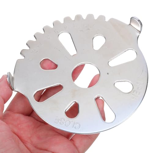 Manija de válvula de disco de 4" dn100 en hierro fundido con palanca manual 5