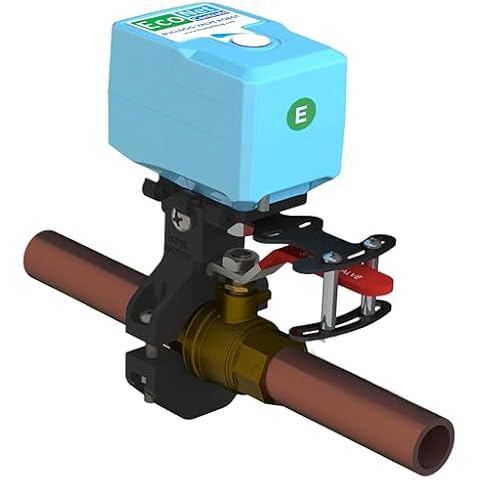 EcoNet Controls EVC200-HCSML The Bulldog Valve Robot, Z-Wave Water Valve, Smart Home Controller Required, Easy to Install and No Plumbing Required, Valves up to 1.5" Cover