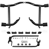 Eumti Saddlebag Guards Tip-Over Crash Bars Rails Rear Saddlebags Support Bracket Protection Kit for Touring Street Glide FLHX Road Glide Road King Electra Glide Ultra Limited CVO 2014-2025 FLHXU