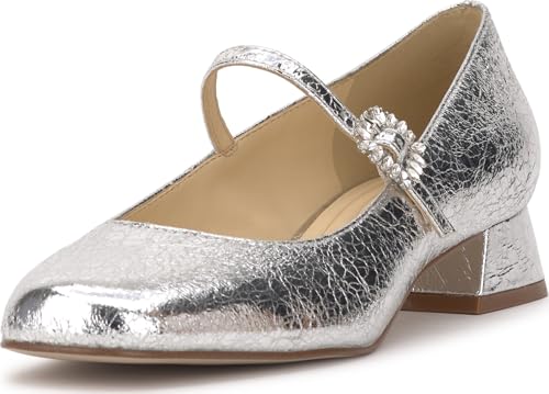 Jessica Simpson Womens Treen Adjustable Patent Mary Jane Heels