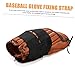 VANZACK 4pcs Softball Glove Fix Strap Baseball Mitts Accessory Elastic Band for Men Women
