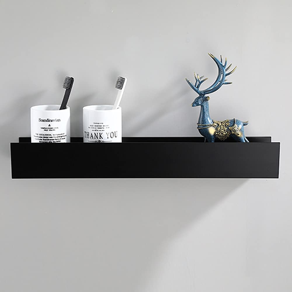 Mensole Bagno Nessuna punzonatura Toilette Bagno Bagno WC Washstand Portavolo portavaggio Strumenti da Bagno Accessori da Cucina Mensole Bagno (Color : 40cm Silver)