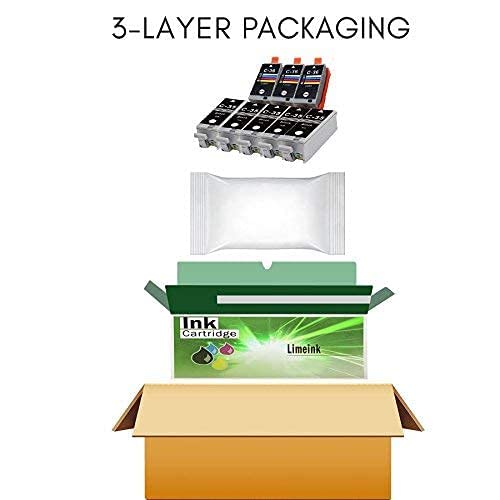 Limeink 8 Pack Compatible Pgi-35 & Cli-36 Ink Cartridges (5 Black, 3 Color) Color Set Use For Pixma Ip100 Pixma Ip110 Series Printers 1509B002 1511B002 #TOP5