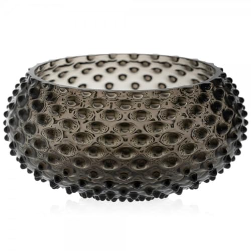 Klimchi Black Smoke Hobnail Bowl