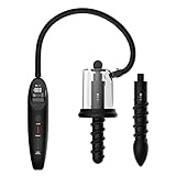 Heuceo Electric Anal Pump Vibrator with 2 Silicone Anal Plugs Set, Electronics Prostate Anus Training Massage Stimulation Butt Plug Masturbator Vacuum Anal Pump Adult Sex Toys for Men Women Couples