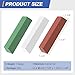 SCOTTCHEN Buffing Polishing Cutting Compounds 3 lbs.Kit Polishing Rouge Bars for Buffing polishing Wheel- Green Fine/White Medium/Red Coarse - 3 Pack