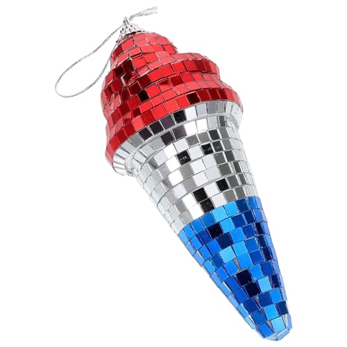 Angoily Boule Disco Suspendue et Usage Longue Durée de Glace Rétro en Plastique et Alliage de Zinc, Décoration Créative Absorption Sonore pour Ktv et Événements