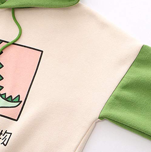Sannysis Kawaii Warme hoodie voor meisjes en vrouwen, sweatshirt voor buiten met capuchon en lange mouwen voor herfst en… - Image 6