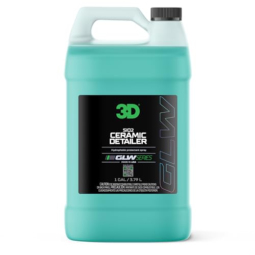 3D GLW Series SiO2 Ceramic Detailer – Quick Detailer with Advanced SiO2 Polymers – Hydrophobic