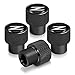iPick Image for - Nissan 370Z Z Logo in Black on Black Aluminum Tire Valve Stem Caps