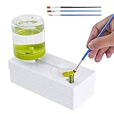 YiYLunneo Brush Rinser Paint Brush Cleaner Rinser with Drain Water Recycling Paintbrush Scrubber for