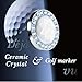 E TRUEE Golf Ball Marker Hat Clip with Ceramic Crystal Ball Marker (20mm Small Size) Gifts Accessories for Golfers