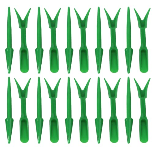10 Sets Blumenzwiebel-Pflanzwerkzeug Dibber – Mini-Bodenlochstanzer für Gartenpflanzen und Umpflanzen