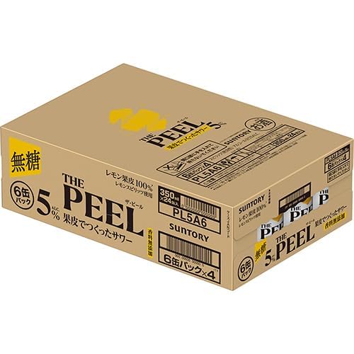 Amazon.co.jp: THE PEEL ザ・ピール レモン 350ml 24本 [6缶×4