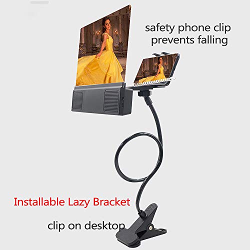 Mibee Amplificadores de tela de telefone celular de 12 polegadas Ampliador de tela grande de vídeo 3