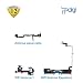 Produktbild PPdigi WiFi WLAN Antenne GPS Cover für iPhone X Original Qualität Bluetooth Signal Modul Flexkabel Verstärker (iPhone X, WiFi Antenne+GPS Cover Set)