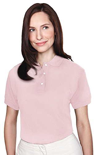 Tri-mountain Womens 60/40 pique golf shirt. 102TM - PINK_XL