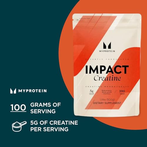 Image of Myprotein Creatine Monohydrate Powder, 100 Servings (1.1lbs), Pure Unflavored Creatine Powder, Post /Pre Workout Supplement for All Sports & Exercises