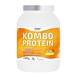 TNT Kombo Protein (800g) • Protein Pulver mit 3 Eiweiß-Quellen • Extra cremig • Laktase für optimale Verträglichkeit (Vanille Keksteig)