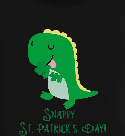 Image of Tkria Toddler Boys St Patricks Shirts Kids Clover Shamrock T-Shirt Baby Dinosaur Gnome Lucky Dude Short Sleeve Green Tops