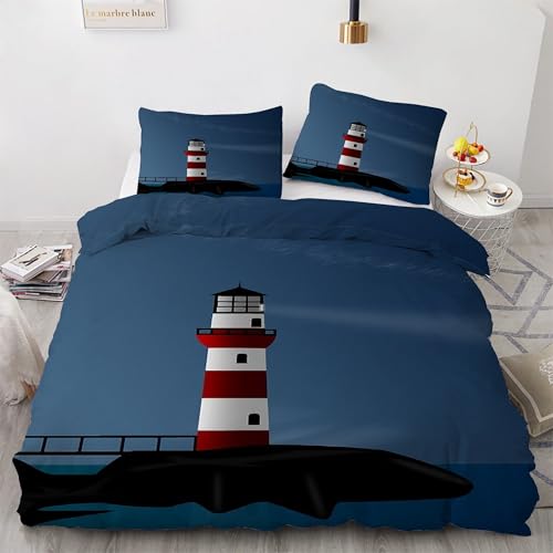 Ensemble de literie 3 pièces 90x190 housse de couette microfibre douce - 2