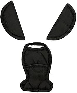 BELTS PADS SHOULDER STRAP AND CROTCH COVER fits MAXI COSI Cabriofix Cabrio car seat (black)