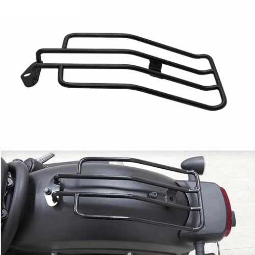 Porte-bagages arrière en acier noir haute résistance pour moto Rebel CMX 300 - 2