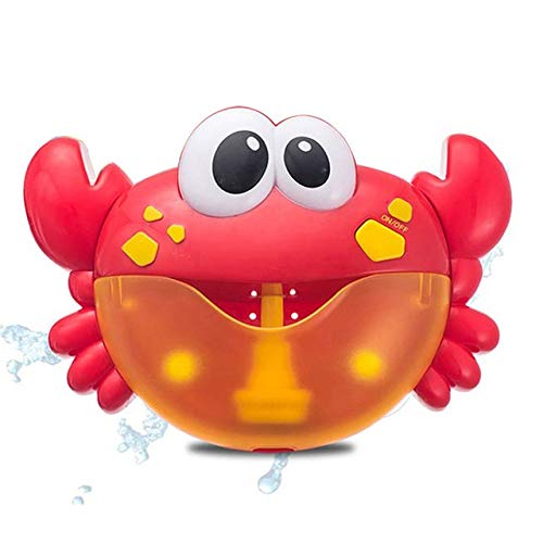 YL Bubble Machine Crabs Frog Music Kids Bath Toy Bathtub Soap Automatic Bubble Maker Baby Bathroom Toy For Children ( Color : Crab Without box )
