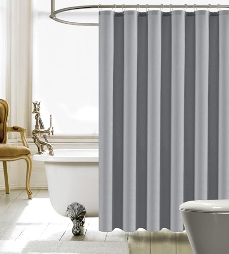 NESTN® Premium Leinen-Textur Duschvorhang 180x180 cm –...