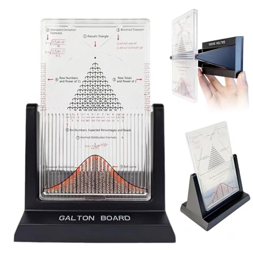 Galton Board de distribución normal y probabilidad para demostración de estadística 2