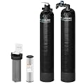 Aquasure Serene Series 15 GPM Whole House Salt-Free Conditioning Descaler Bundle with KDF/GAC Water Treatment System and Pleated Sediment Pre-Filter, for 4-6+ Bathrooms | Removes 99% of Contaminants