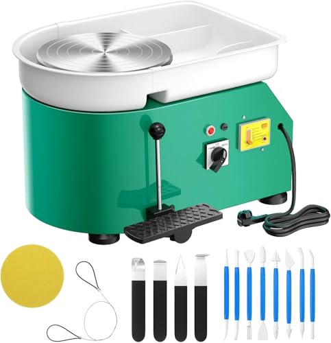 VAYOTOY Tornio Elettrico Ceramica 25CM con Pedale