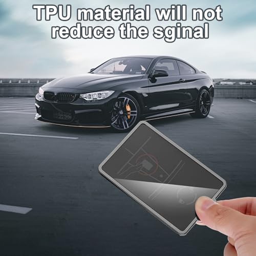 Key Holder for Tesla - Transparent Soft Full Protection Card Case Cover for Model Y/3/S/X, Tesla Key Card Holder Keychain Accessories, Key Card Protective Case Cover3