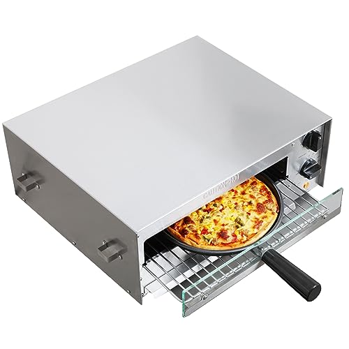 CROSSON Countertop Electric Frozen Pizza Oven For Indoors with 30-minitue Timer,Glass Door and Interior Light,Commercial Pizza Maker for Restaurant and Home Use,120V/1550W (13 Inch) by crosson - Used condition - US$103.79