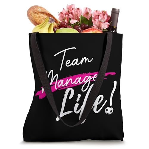 Bolso tote con frase para entrenador de equipo de fútbol miniatura 4