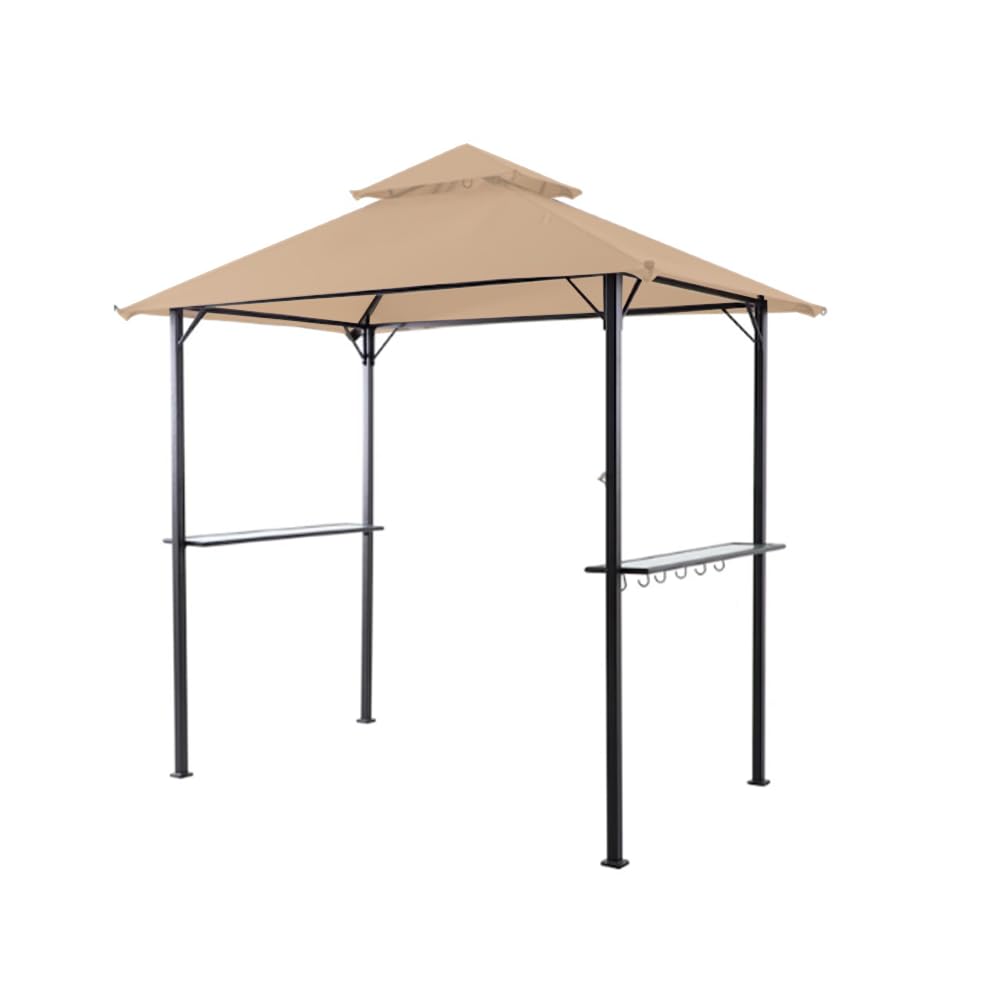 Garden WindsCustom Fit Replacement Canopy Top Cover Compatible with The Style Selections GFS20317S Grill Gazebo - Will Not Fit Any Other Model - Upgraded Performance RIPLOCK 350 Fabric