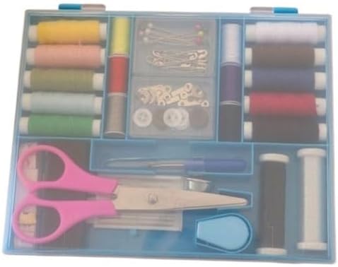 LWECMGSA Plastic Needle Thread Box Set Handmade Tool Travel Bag Multi-Functional