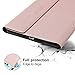 SENGBIRCH Smart Keyboard Compatible with iPad Mini 5th 2019 - iPad Mini 4 - Mini 3 - Mini 2 & 1, Removable Wireless Connect Cute Keyboard, Soft Rubber Case, Rose Gold