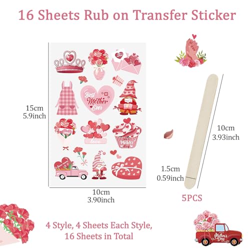 WANDIC Rub On Transfer Sticker - Image 2