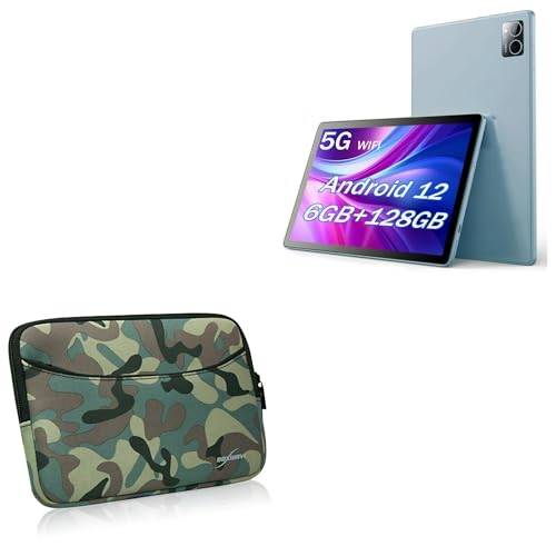 BoxWave Case Compatible with KBJPADS GP401 (10.36 in) - Camouflage Suit with Pocket, Neoprene Camo Suit Zipper Pocket for Storage