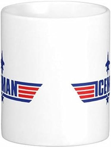Miniatura 2 de Taza de café de cerámica Iceman de 11 oz por Quick Mugs 2 U, Blanco