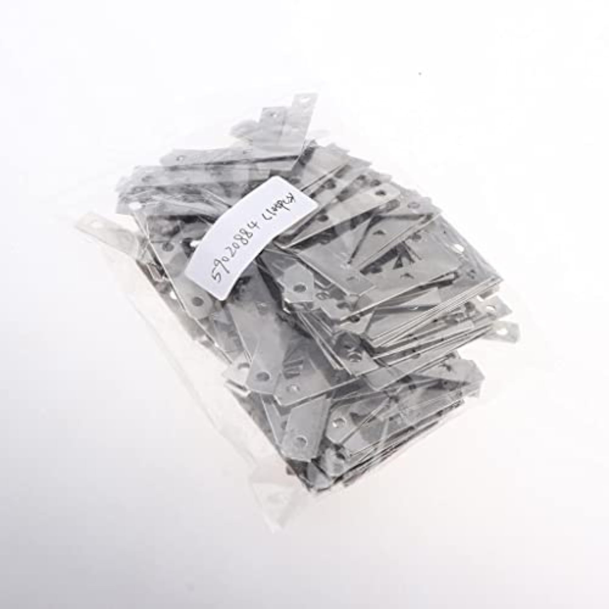 100Pc L Shape Corner Brace Repair Mending Plate Picture Frame Bracket Silver