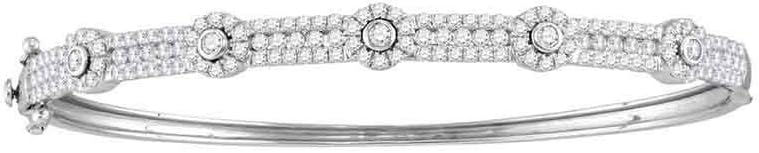 Dazzlingrock Collection 2 Carat (ctw) 2.00 CT DIA FASHION BANGLE