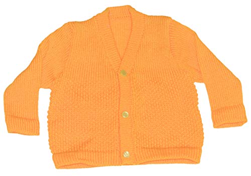 Image of Born Baby Woolen Sweater (3 Piece - 1 Sweater, 1 Cap, 1 Pair of Socks)| (Small 0-6 Months, Large 6-18 Months)