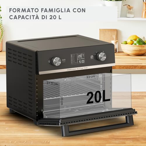 Moulinex Friggitrice ad Aria, 20 Litri, Easy Fry Multifunzione 10in1, Friggitrice senza Olio e Forno Elettrico, 10 Funzioni di Cottura, Capacità 6 Persone, Tecnologia Extra Crisp, AL6058 - Immagine 1