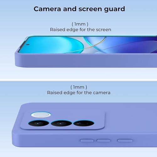 Image of A rtistque Back Cover Case for Vivo V27 5G / Vivo V27 Pro 5G with Camera Protection | Shockproof TPU | Stylish Protective Design | Slim Fit | Ultra Matte | Vivo V27 5G / V27 Pro 5G Back Cover - Blue