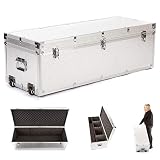 GRAN CAPACIDAD: trípode de aluminio con ruedas, dimensión exterior: 32,5x37x102cm, dimensión interior: 99,5x34,5x24,5cm