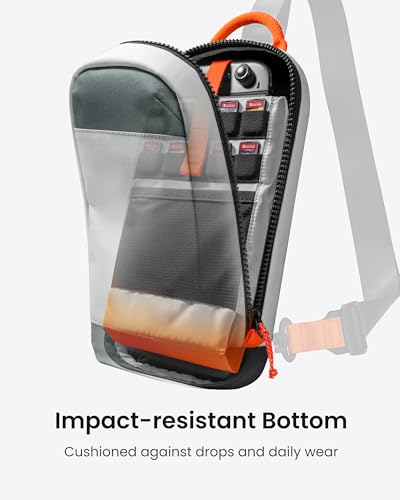 Image of tomtoc Sling Crossbody Bag for Nintendo Switch 2, Protective Travel Chest Carrying Gaming Pouch with 8 Game Cartridges Slots