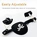 12 Pcs Eye Patch for Adults and Kids, Pirate Medical Eye Patch with 12 Pcs Gold Earring, 3D Eye Patch for Halloween Pirate Costume Party